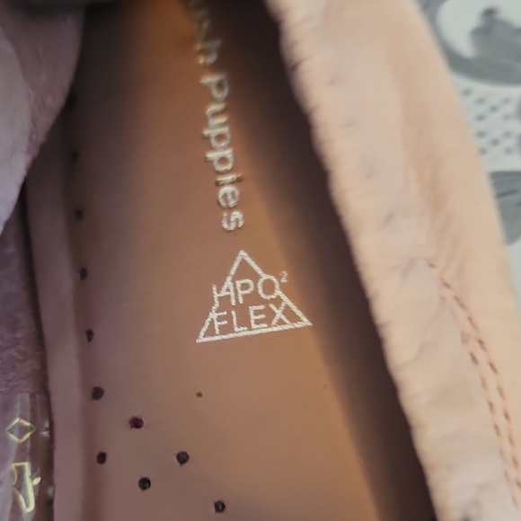 Hush Puppies Blush Pink Moccasin Shoes with Classic Stitching Size 9 - Picture 3 of 9